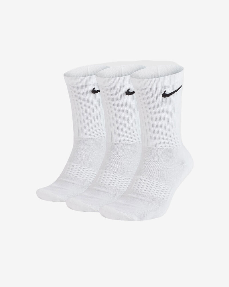 Nike 3pk Everyday Crew Cushion Socks SX7664-100 White 1
