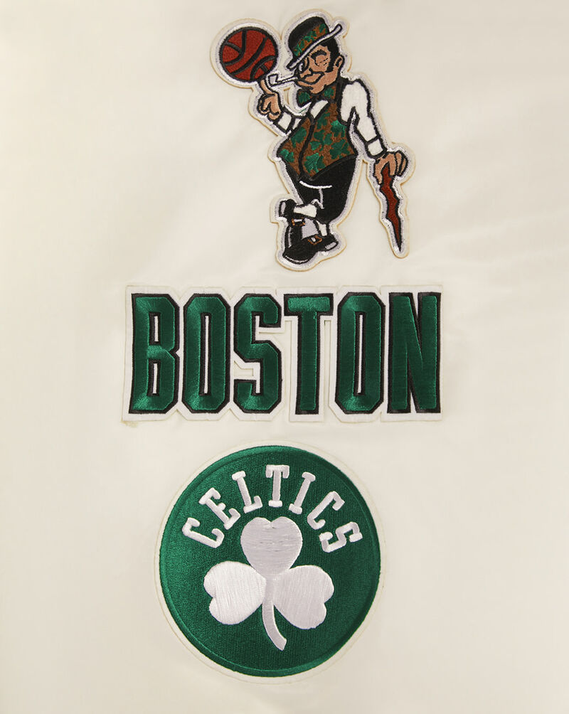 PRO STANDARD Boston Celtics Retro Classic Striped Jacket BBC655850-EKG cream 2