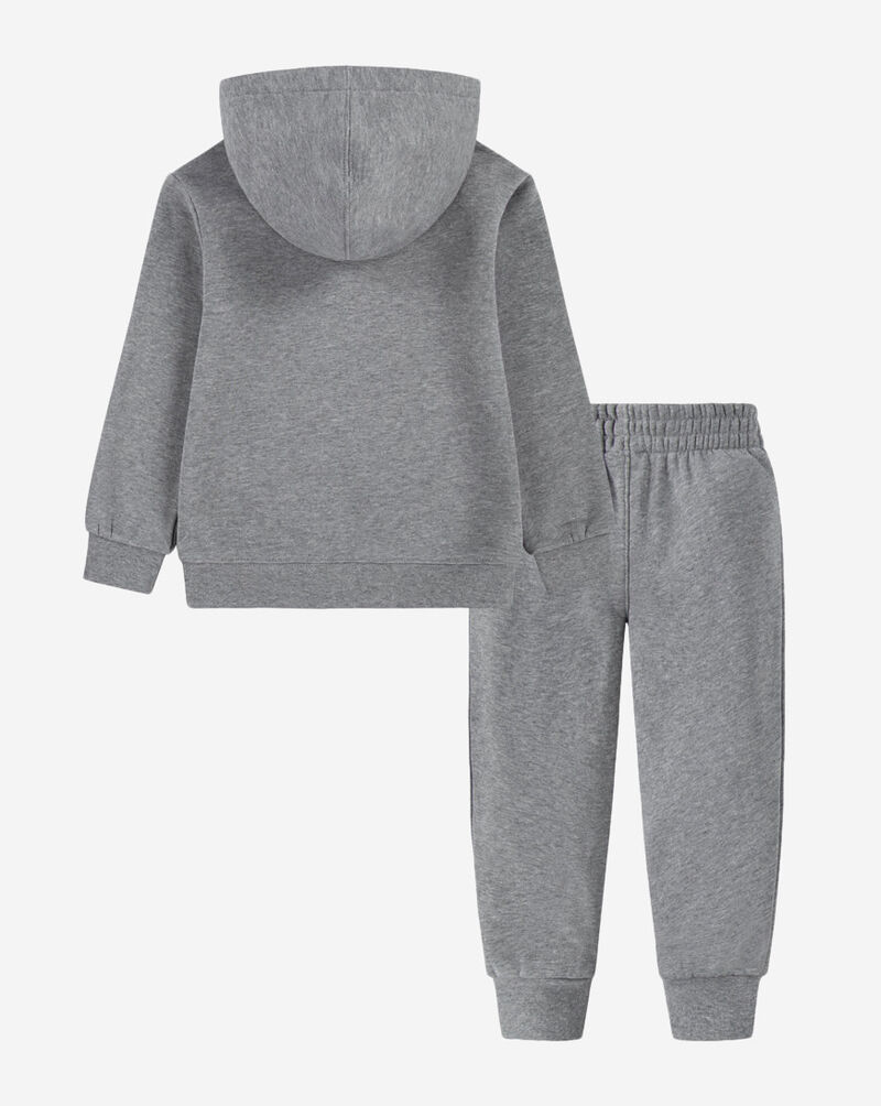 Jordan Toddler Arch Fleece Pullover Set 75D012-GEH Grey 3