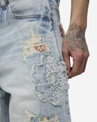 Smoke Rise Tapestry Fashion Skater Jean Shorts JS25214SNZ-BLU Blue 3