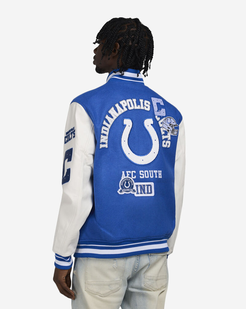 PRO STANDARD Blue Colts Pro Area Code Varsity Jacket FIC6410367-RWH Blue 2