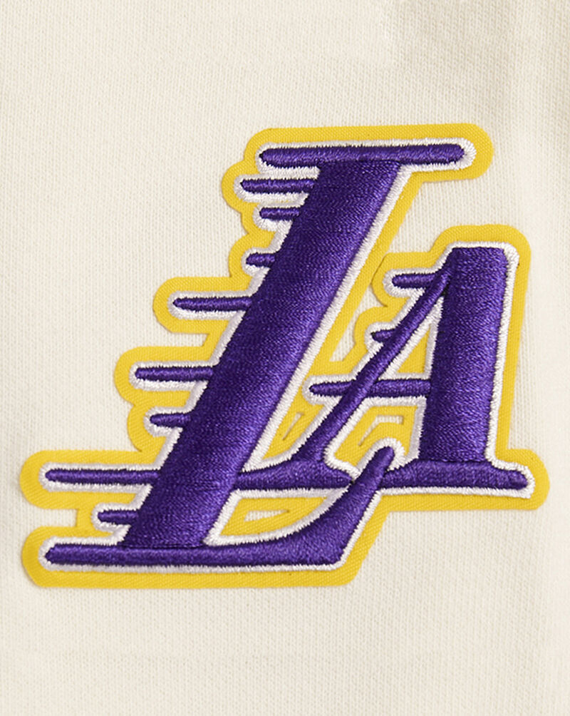 PRO STANDARD Los Angeles Lakers Retro Classic Fleece Crewneck BLLC56215-EPU cream 4