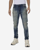 Jordan Craig Destressed Pockets Straight Jeans JS1106J-BLU Blue 1