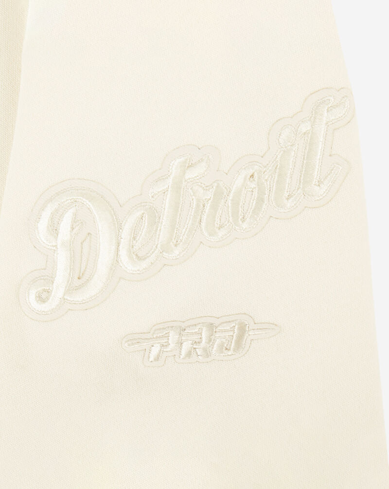 PRO STANDARD Big Boys' Detroit Tigers Neutral Fleece Crewneck LDTB5314985-EGG cream 4