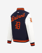 Big Boys' Detroit Tigers Retro Classic Rib Wool Varsity Jacket