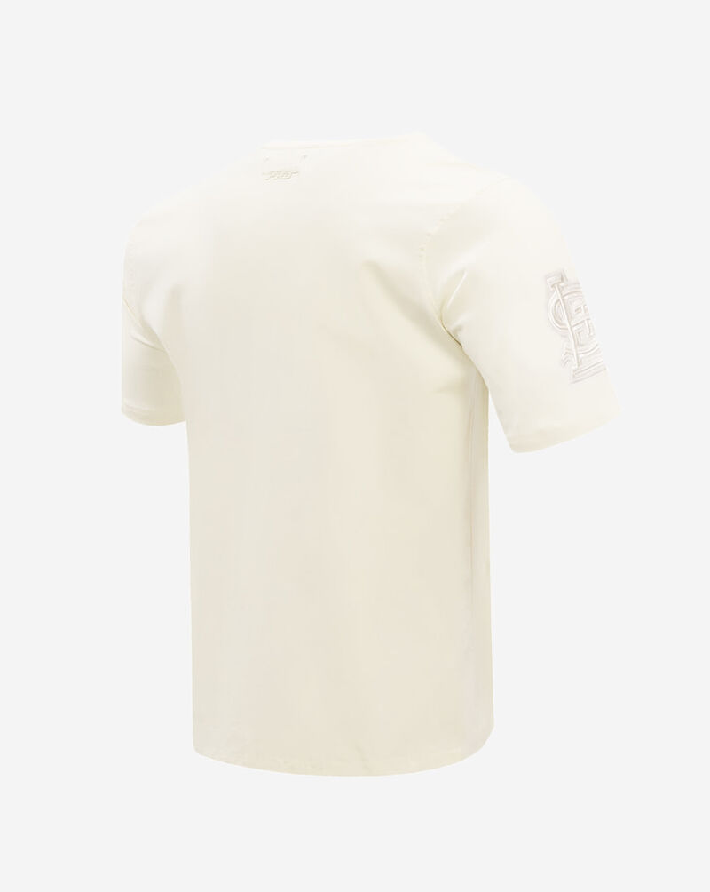 PRO STANDARD St. Louis Cardinals Retro Neutral Drop Shoulder Tee  LSC137763-EGG cream 2