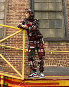 Jordan Brooklyn Essentials AOP Logo Pants HM7257-010 Multi 5