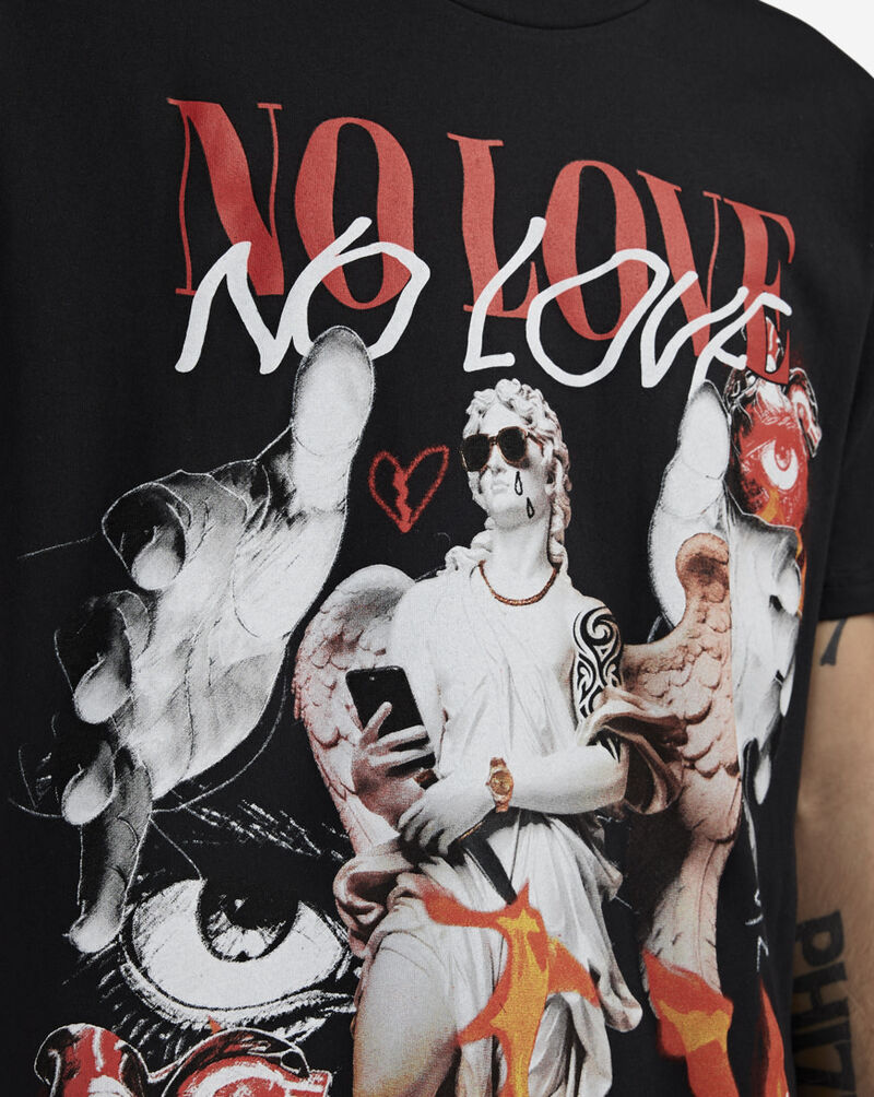Graphic Tees No Love V-Day Tee RCS6TM-251 Black 3
