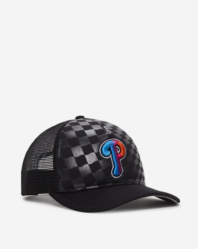 New Era 9Forty A-Frame Philadelphia Phillies Raceway Snapback Hat 60641206 Black 1