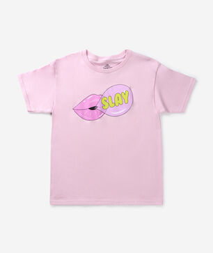 Kids' Slay Bubble Gum Tee