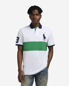 Polo Ralph Lauren Custom Slim Fit Big Pony Mesh Polo Shirt 710861151007-GRN White 1