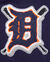 Detroit Tigers Mash Up Rib Fleece Cropped Pullover Hoodie
