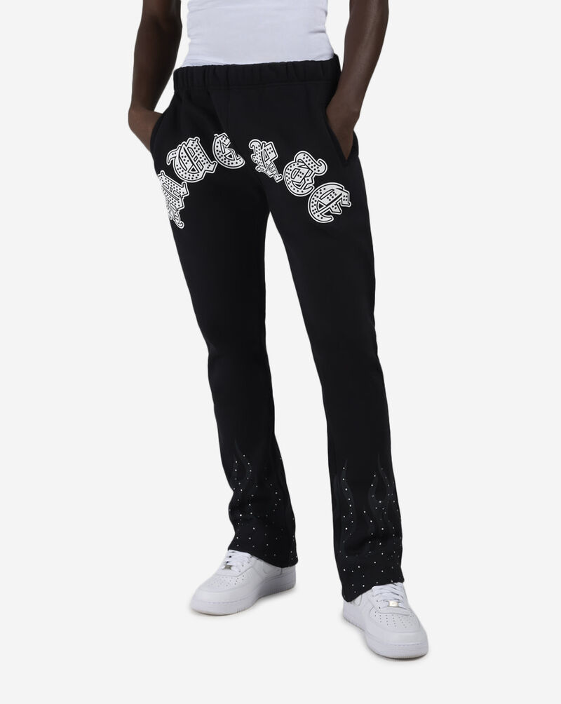 Hasta Muerte Muerte Flames Pants MUERTEFLMPNT-01 Black 1