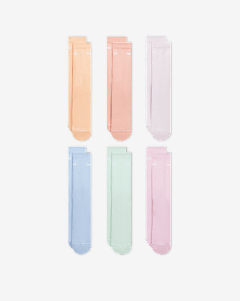 Nike Everyday Plus Cushion 6Pk Crew Socks HQ8021-908 Multi 4