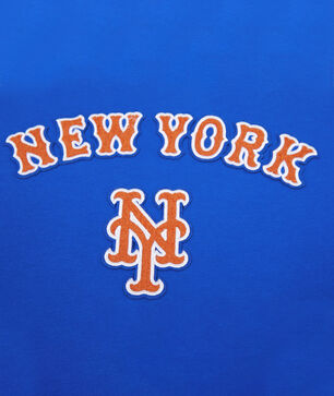 New York Mets Classic Fleece Pull Over Hoodie 