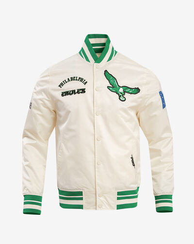 Philadelphia Eagles Retro Classic Rib Satin Jacket