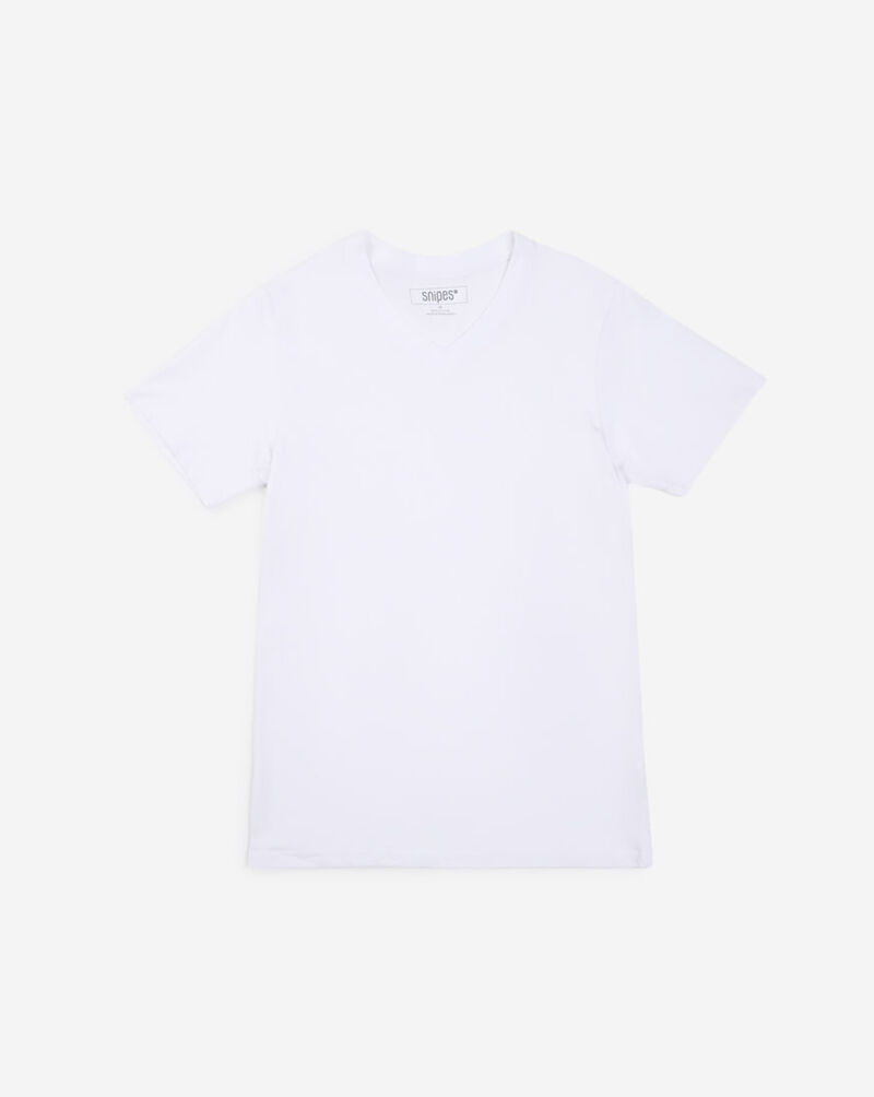 SNIPES V Neck T-Shirt CG002-00220 White 1