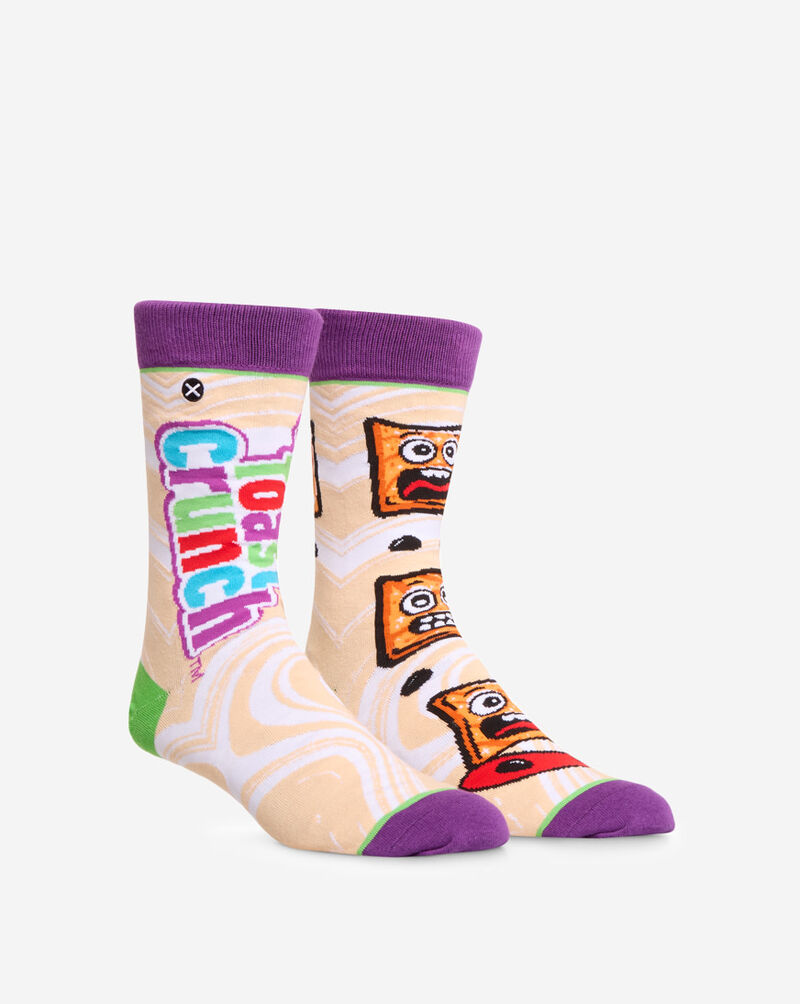 Odd Sox Cinnamon Toast Crunch Split Crew Socks (L) 41205MONCD Multi 2