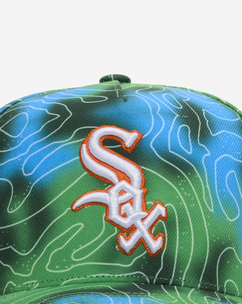 Mitchell  Ness Chicago White Sox Pro Pinch Poison Leaf Snapback Hat HP20509-CWSGNBL Multi 2