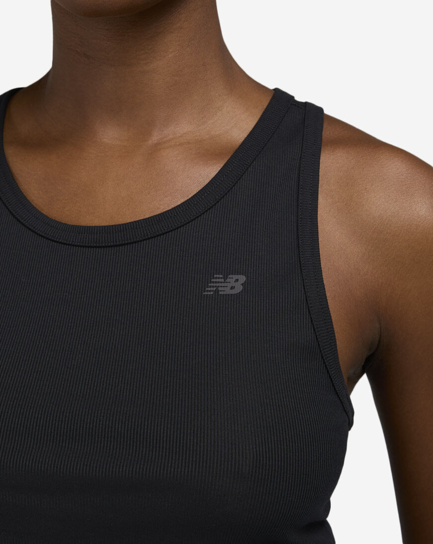 Shop New Balance Micro-Rib Tank WT43523-BK black | SNIPES USA