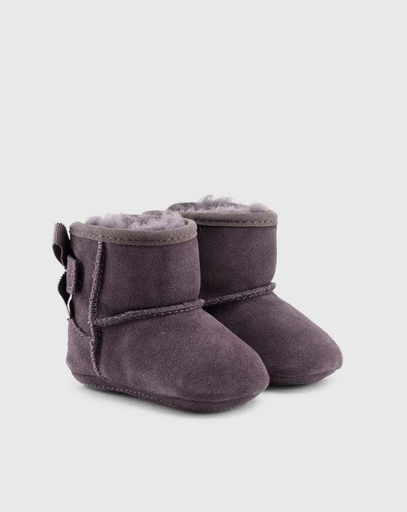 UGG Infant Jesse Grosgrain Bow Booties 1014475INHT Black 1