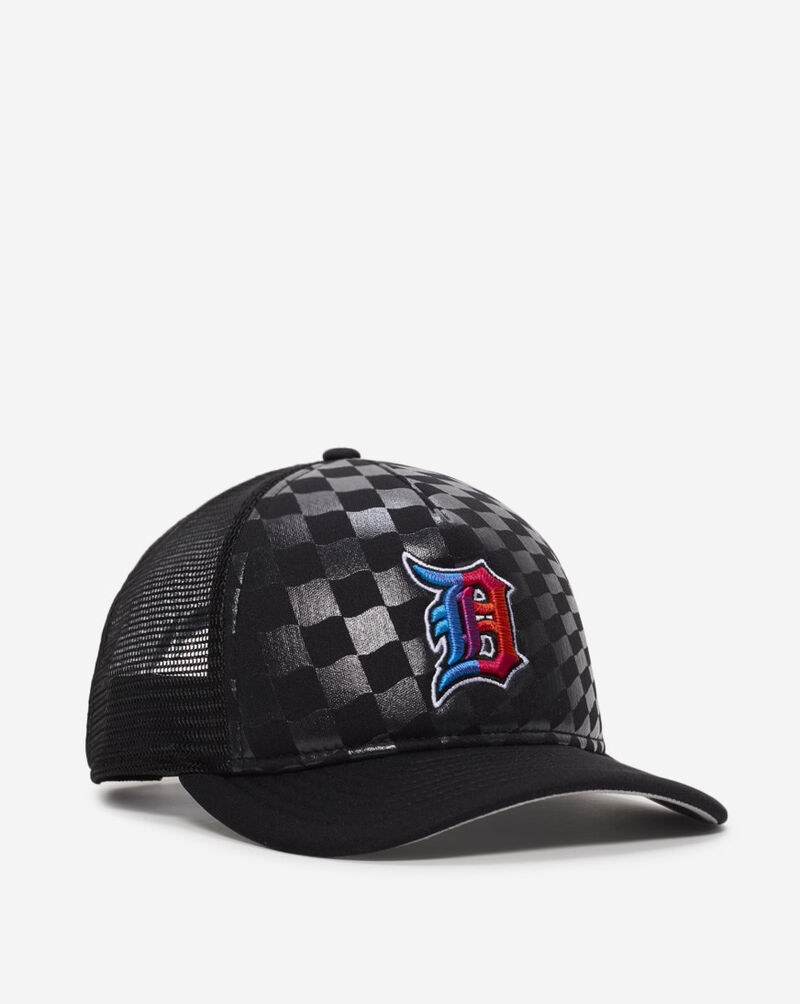New Era 9Forty A-Frame Detroit Tigers Raceway Snapback Hat 60641187 Black 1