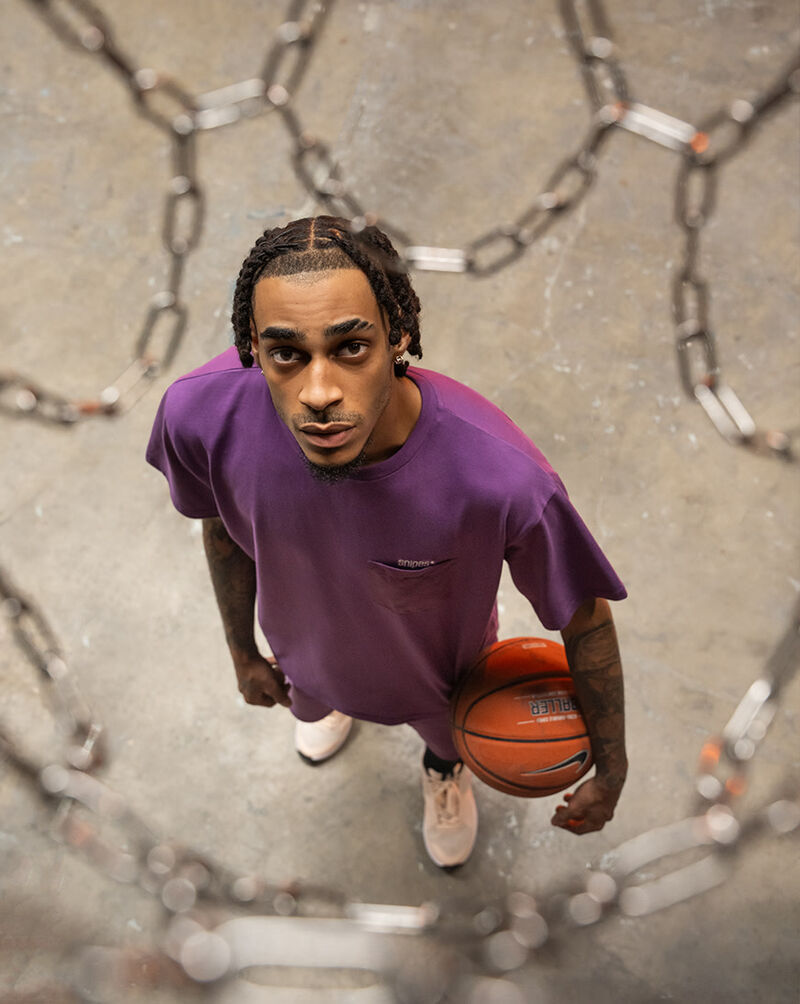 SNIPES Chest Pocket Tee SNQ124003M-GRP Purple 5