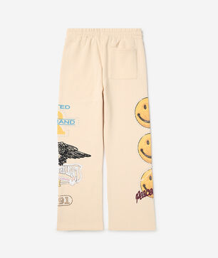 Kids' Cropped Pull Over Tiger Smiley Fleece Pant