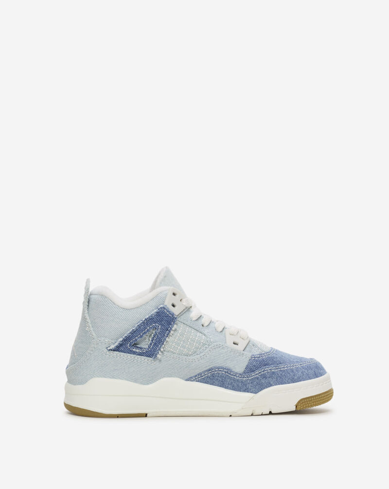 Jordan Little Kids' Air Jordan 4 Retro IB6715-100 Blue 4