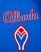 Big Boys' Atlanta Braves Retro Classic Rib Wool Varsity Jacket