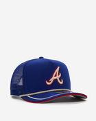 New Era 9Fifty Atlanta Braves Rope A-Frame Snapback Hat 60641312 Blue 1