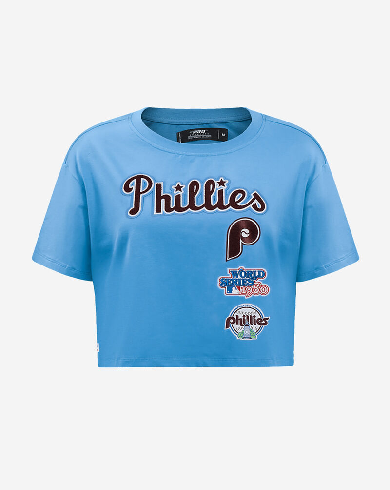 PRO STANDARD Philadelphia Phillies Retro Short Sleeve Classic Boxy Tee LPHA37671-UNI Blue 1