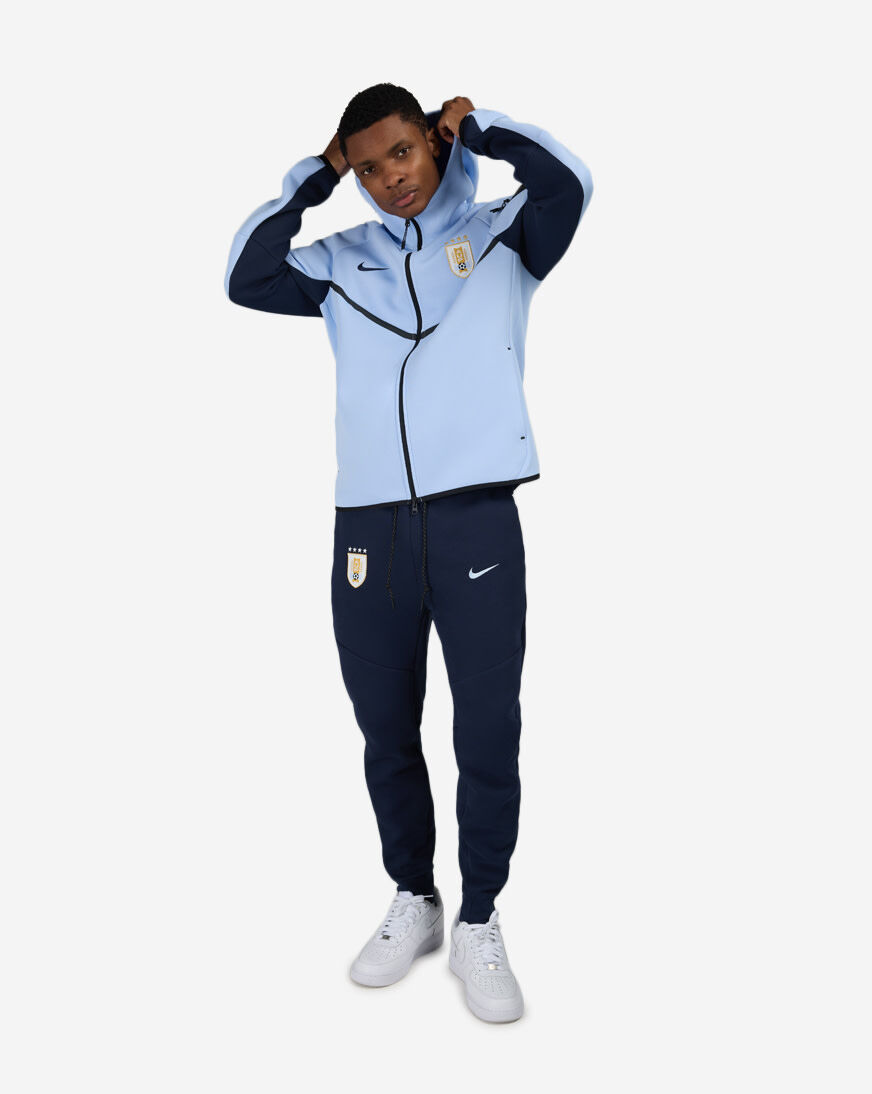 Shop Nike Uruguay Tech Fleece Soccer Joggers IO4721-451 blue