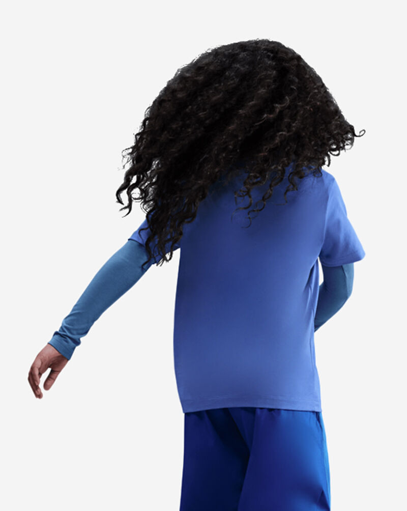 Nike Big Kids' Shoeboxes Graphic Tee HV5214-411 Blue 2