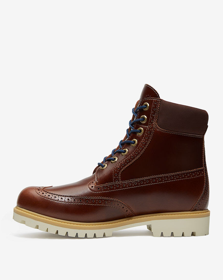 Shop Timberland Heritage 6-Inch Waterproof Boot TB0A2A8VEM4 brown