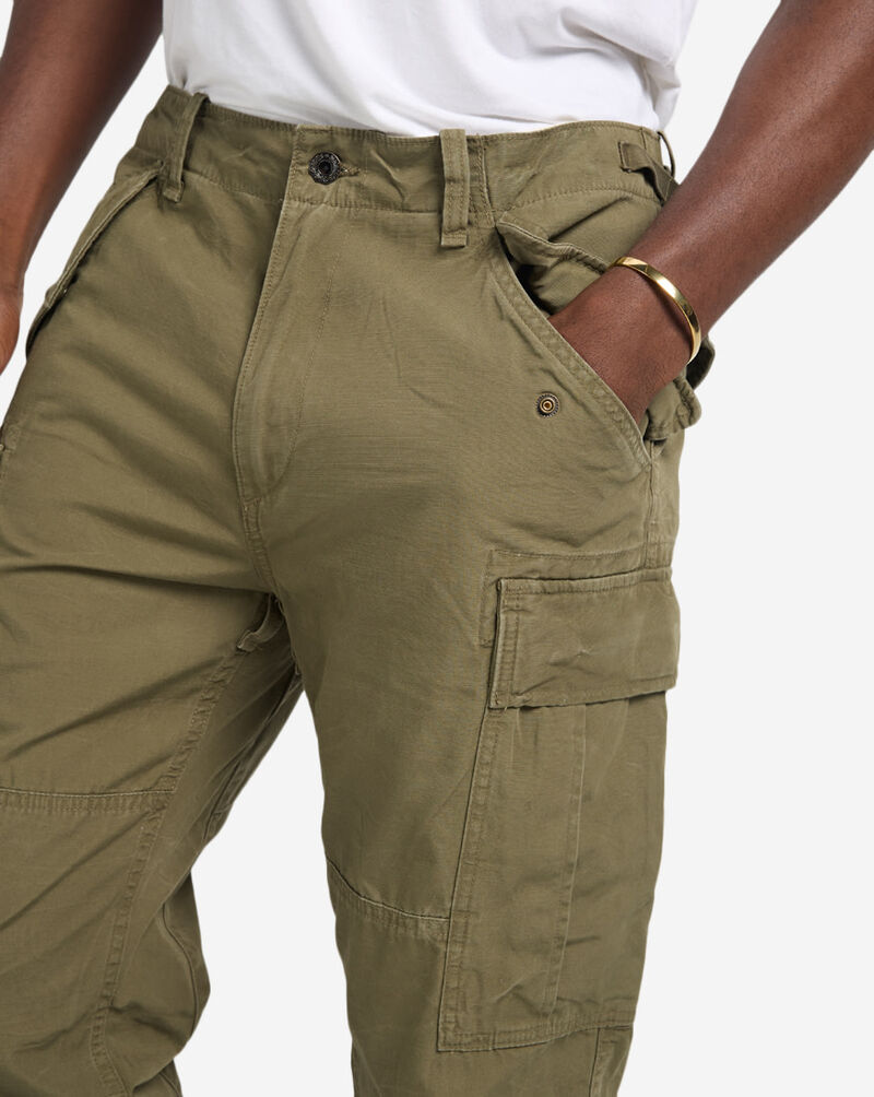 Polo Ralph Lauren Classic Fit Canvas Cargo Pants 710B24586002-OLV Green 3