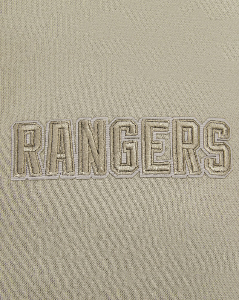 PRO STANDARD New York Rangers Neutral Drop Shoulder Fleece Pullover Hoodie HNR564369-TAU Beige 2