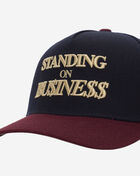 Field Grade Standing On Business Wool Trucker Hat 1005040 Red 2