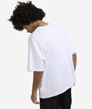 Oversized Contrast Fabric Tee