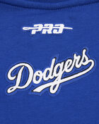 Big Girls' Los Angeles Dodgers Classic Fleece Crewneck