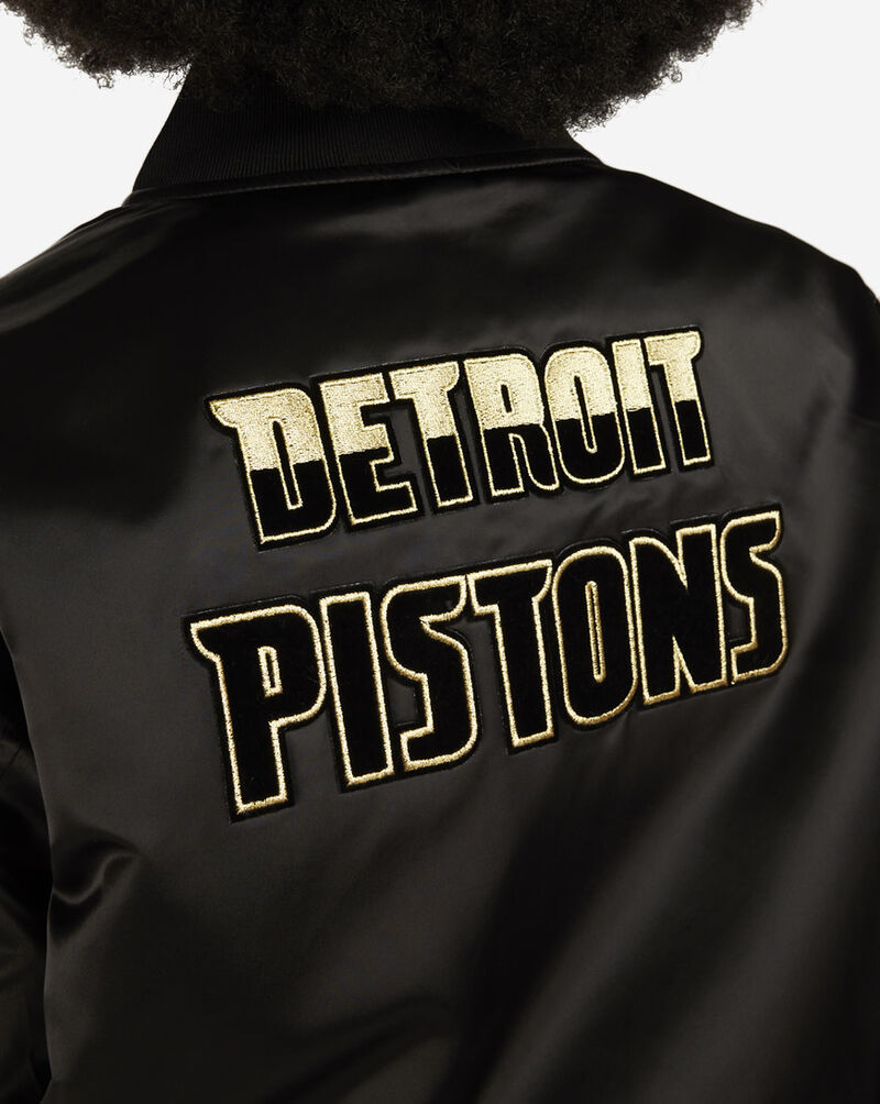 Shop Pro Standard Detroit Pistons Holiday Glam Satin Jacket BDPU512311