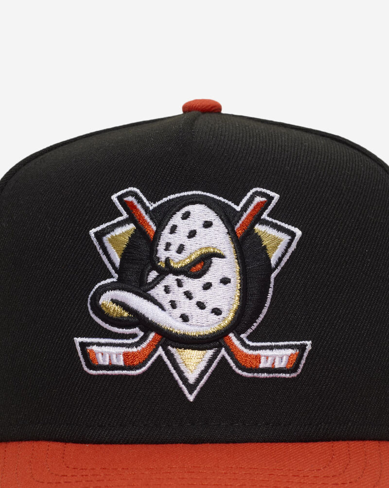 New Era 9Fifty Anaheim Ducks A-Frame Basic Snapback Hat 70903856 Black 2