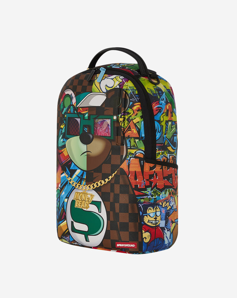 Sprayground Bear Don't Care Backpack B6095 Multi 3