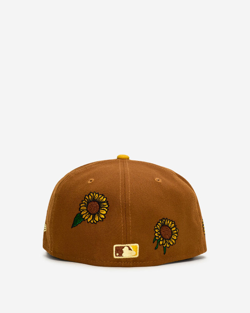 New Era 59Fifty Houston Astros Sunflower Fitted Hat 60949324 Brown 3