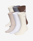 adidas Originals Trefoil 6PK Crew Socks (L) KK7935A Beige 1