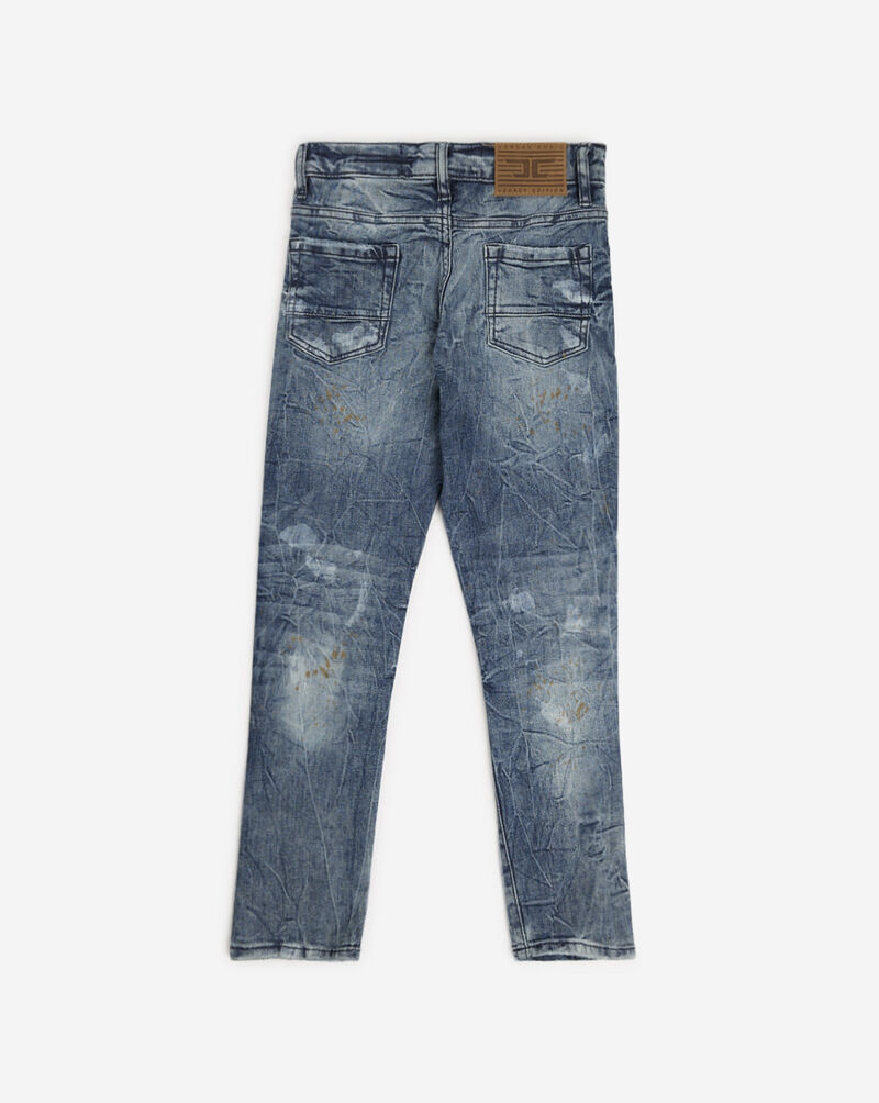 Jordan Craig Kids' Distressed Slim Fit Jeans (8-16) JS2184B-STBLU Blue 3