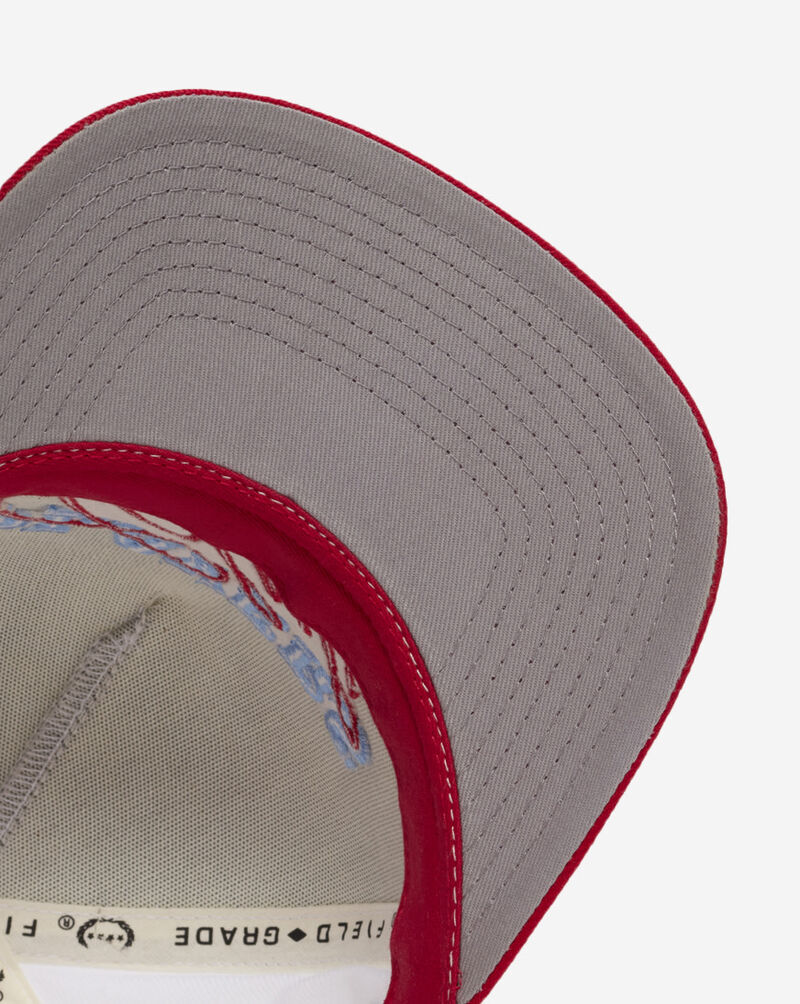 Field Grade Players Club Full Wool Acrylic Twill Mesh Back Trucker Hat 1006393 White 5