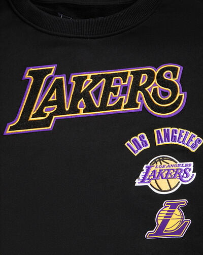 Los Angeles Lakers Retro Classic Fleece Crewneck Los Angeles Lakers Retro Classic Fleece Crewneck