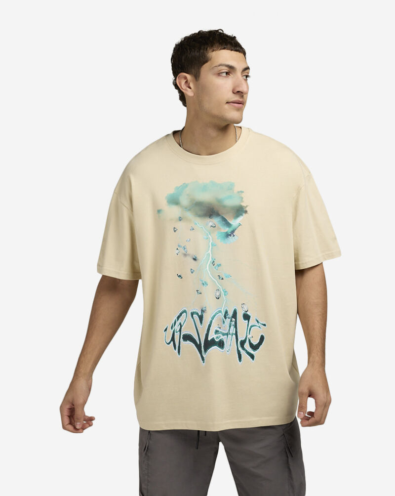 Upscale Striking Diamonds Tee MTUS221-00208 Beige 1