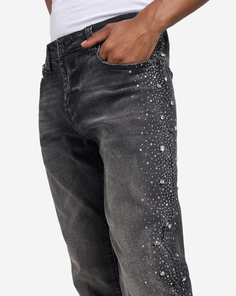 Decibel Embellished Straight Jean DECWB504-BLK Black 3